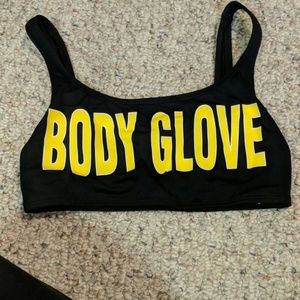 Body glove bikini top